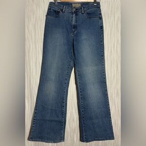 Christopher Blue Flare Jeans in Classic Denim